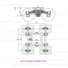 28T / 32T Seis Spoke suspensión Bogie